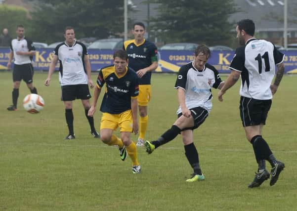 Pagham on the attack against the Rocks / Picture by Tommy McMillan