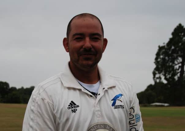 Nick Patterson took his 400th Sussex League wicket for Cuckfield
