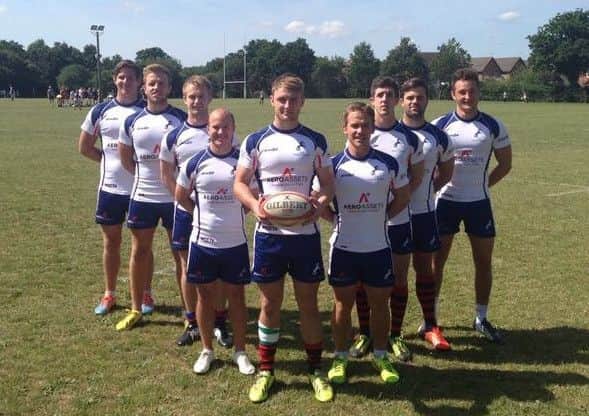 Team in White kit were the winners of the main competition. Name was White Horse 7's. They beat last years winners DSA Valley Assassins 26 - 0 in the final.