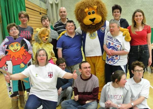 The Crawley Lions hosted an It's a Knockout contest for Lions Clubs across Crawley, Horsham and Mid Sussex. People with learning disabilities joined them at the K2 Leisure centre in Crawley on Friday May 29 for the annual contest - picture submitted SUS-150406-170732001