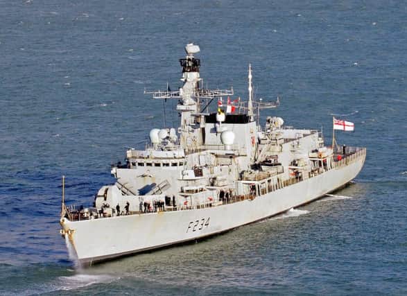 HMS Iron Duke. Picture copyright Royal Navy