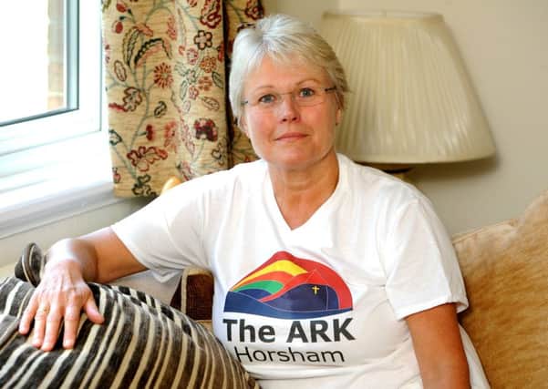 Shirley Dighton, volunteer at the Ark Horsham, is supporting the County Times campaign to find the charity a new home. Pic Steve Robards SR1517842 SUS-151008-132227001