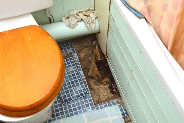 Rot and damp is a big issue at Hill Top Hospital