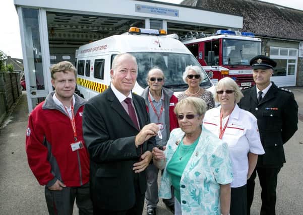 Presentation of new vehicle to the Red Cross Fire and Emergency Support Service at East Preston PICTURE: DAVE McHUGH