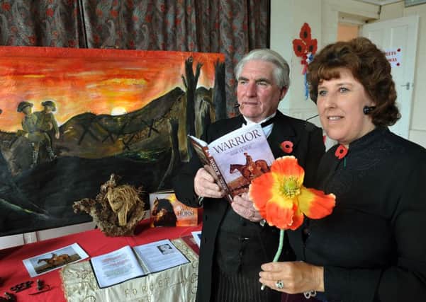 Lizzie and Tony Gilks at the First World War inspired tea party at last year's Wick Week