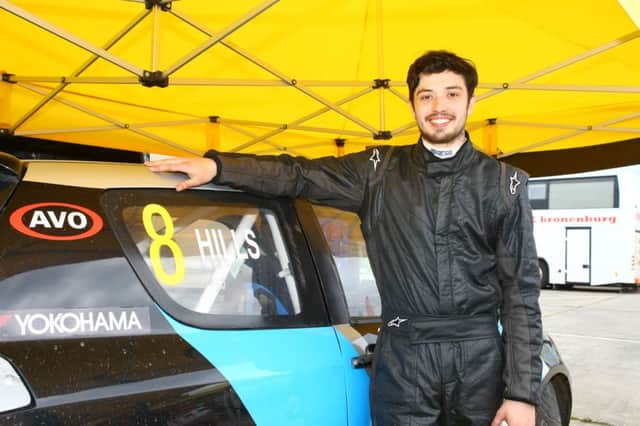 Aidan Hills continued his winning form in the latest round of the Swift Rallycross Championship at Pembrey circuit