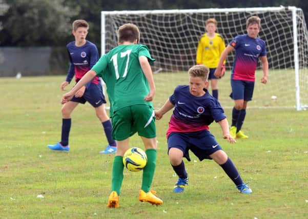 Chichester City and Barnham Trojans under-14s face each other / Picture by Louise Adams