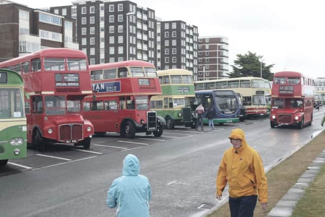 The bus rally on Sunday featured a number of buses on display and free bus rides
PICTURE: DEREK MARTIN dm1519458a