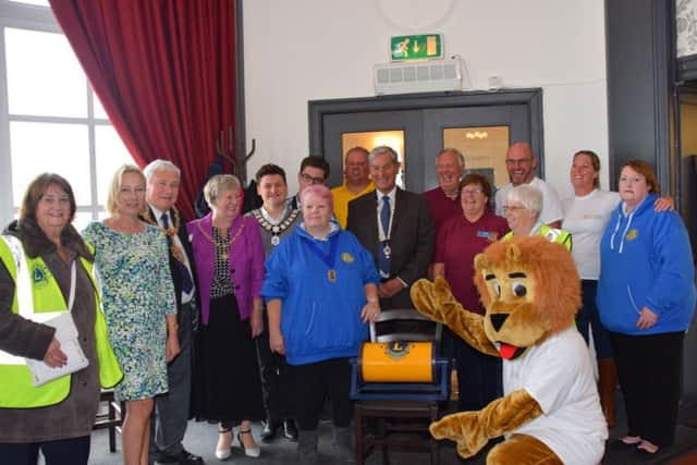 The Lions' draw in the Denton Lounge raised £1,600 for the people of Worthing