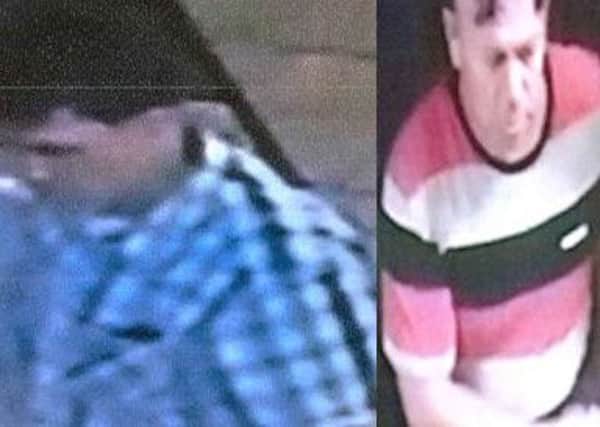 Police have released images of two men they want to speak to in connection with a rape of a vulnerable woman in Horsham.