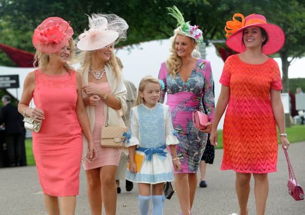 The Pettett family from Chichester and Pulborough at Goodwood / Picture by Louise Adams