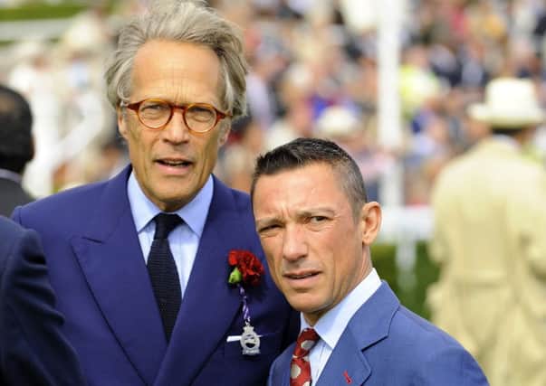 Lord March and Frankie Dettori at the Qatar Goodwood Festival this week / Picture by Malcolm Wells