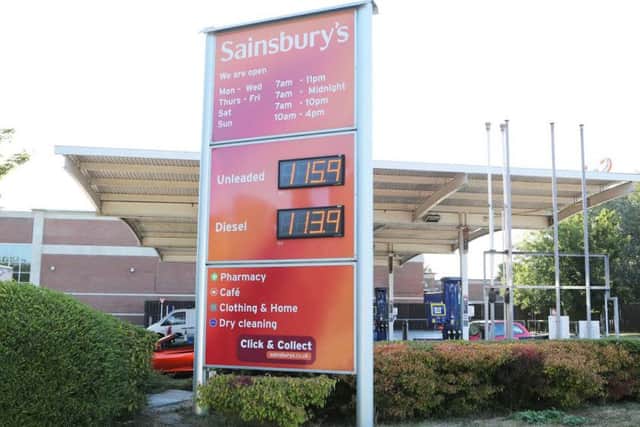 Diesel prices drop below petrol prices in Chichester. Picture by Eddie Mitchell