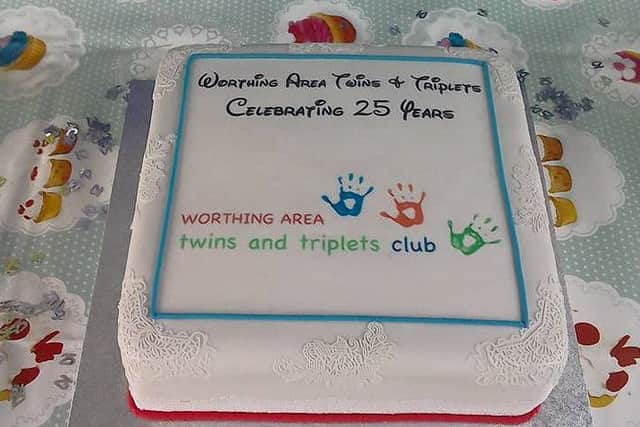 The celebration cake, made by Worthing company Iced Nice Cakes RGFpYYLLRLN6nwiHQcxG