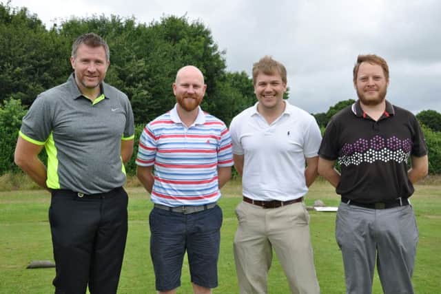 The winning team, Sultans of Swing, captained by Jon Philmore