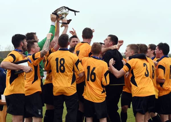 Littlehampton celebrate winning the Sussex County League title last season