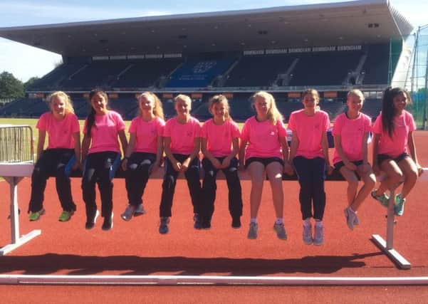 Burgess Hill School for Girls' athletics team