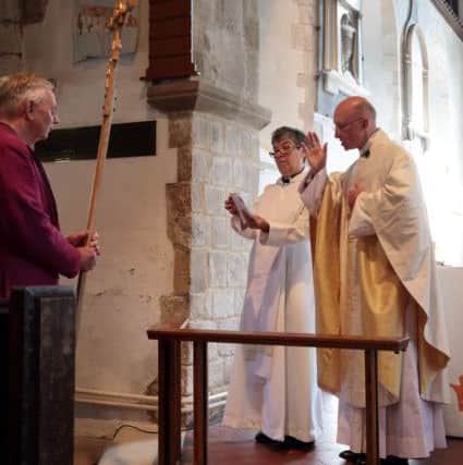 The Bishop of Chichester presided over the celebration Eucharist