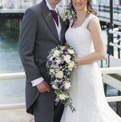 Neill and Catherine Barston on Worthing seafront PICTURE: MATTHEW WALKER