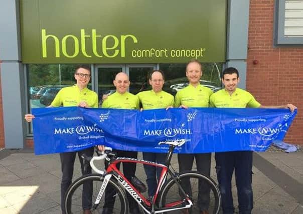 The cyclists have visited 20 stores across the UK