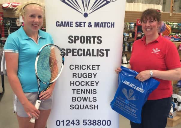 Lisa Phillips with Becca Stemp of Game, Set and Match
