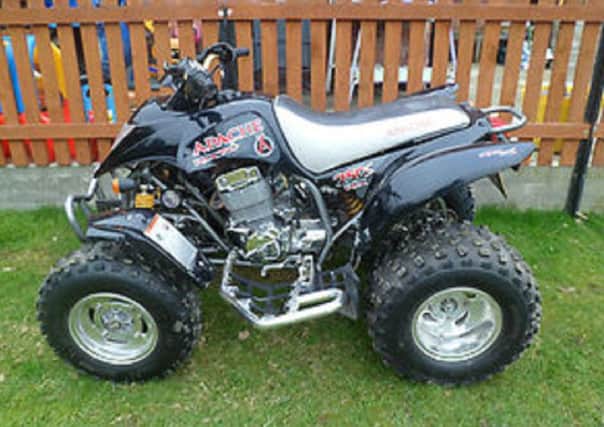 Quad bikes have been targeted but more security measure are in place.