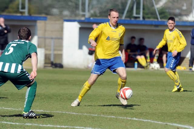 Action from Shoreham v Lancing on Saturday
