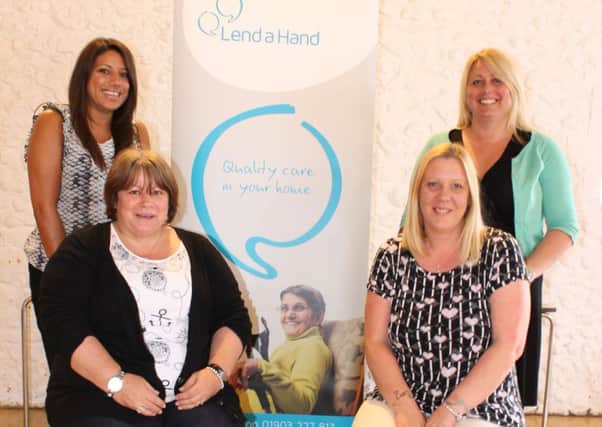 The Lend a Hand team, based at Southfield House, in Liverpool Gardens, Worthing