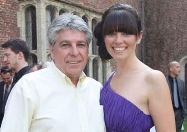 Katie Overy with her late father Steve