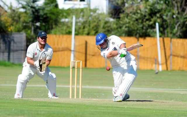 James Askew took four wickets then hit 147 for Littlehampton on Saturday
