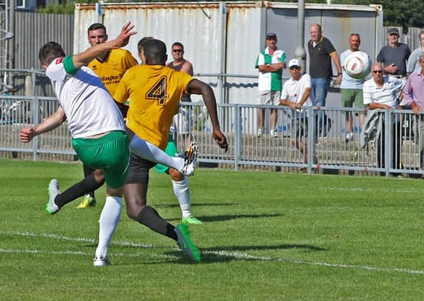 Jason Prior scores against Merstham - and he did it again at Canvey / Picture by Tim Hale