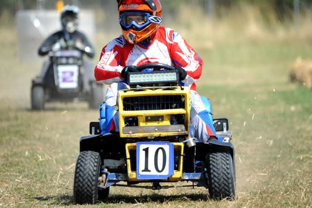 12 hour lawnmower race. Pic Steve Robards. Pic SR1518134 SUS-151008-114631001