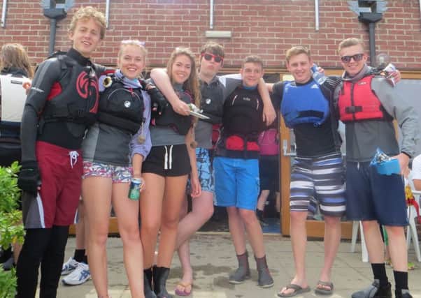 Young instructors at Chichester YC's Dinghy Week