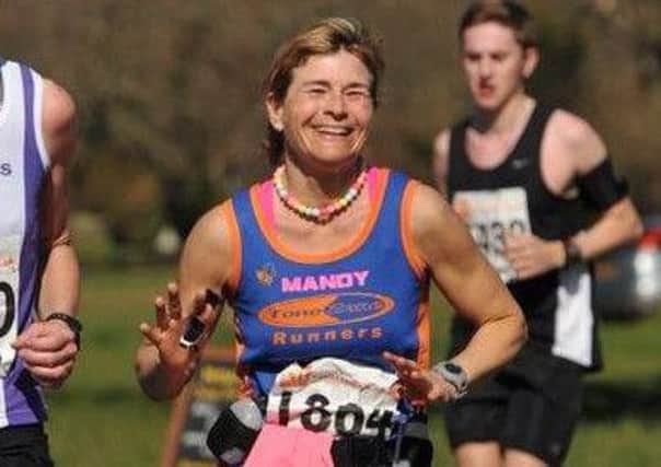 Keen runner Amanda Newton has been told she won't walk again after her cycle crash on Bury Hill on Sunday