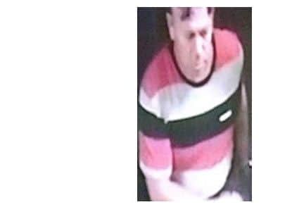 Police are tracing this man in relation to a rape in Horsham in July