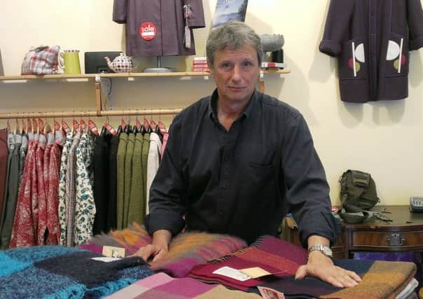 Reg Chesterman, owner of the store 'Gorgeous' in Chichester - which is set to close at the end of this year