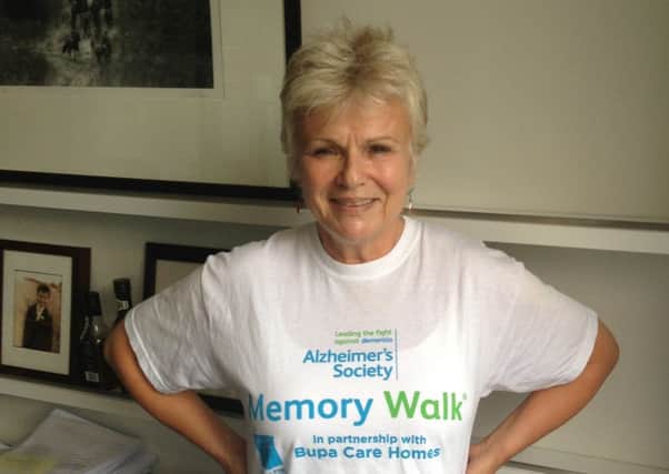 Julie Walters pictured in 2013, before she took part in a local charity event