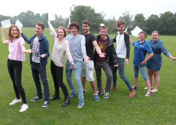 Weald students celebrate their A-level results