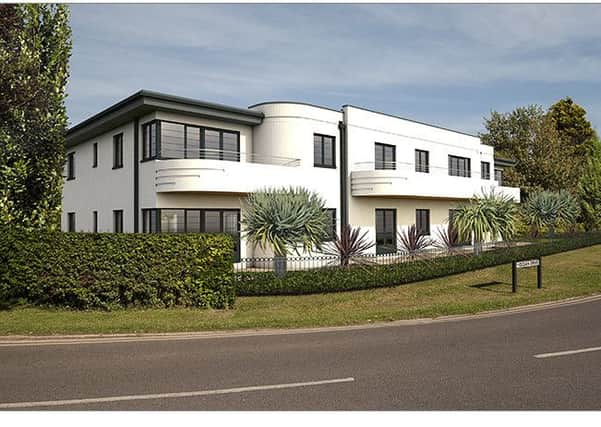 Artist's impression of a proposed new apartment block in Ferring