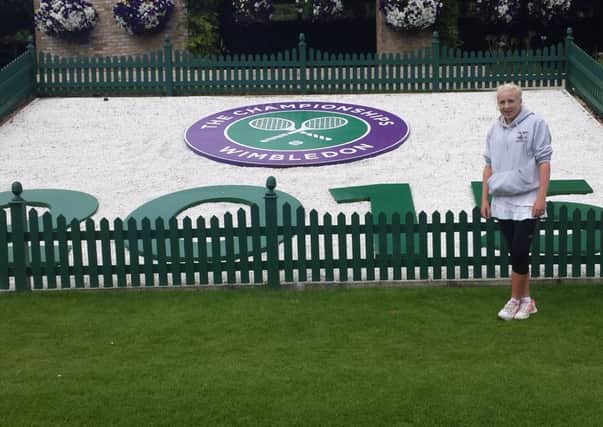 Lisa Phillips at Wimbledon