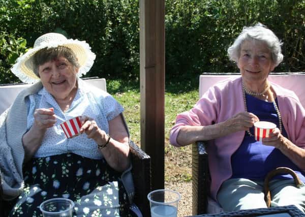 Summer garden party at Valerie Manor care home, Upper Beeding SUS-150819-111527001