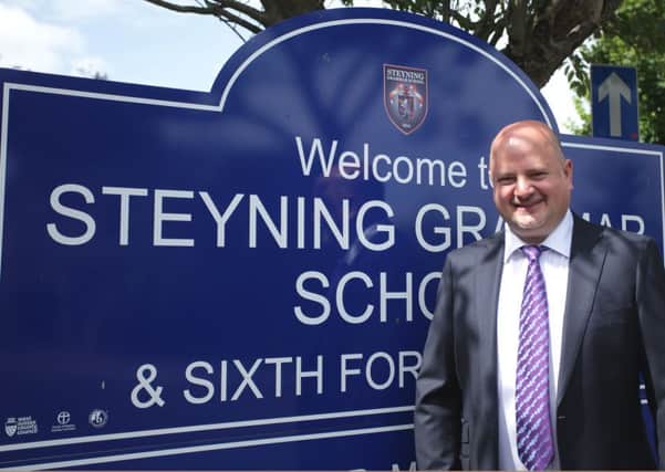 Nick Wergan, headteacher of Steyning Grammar School - photo submitted SUS-150227-151746001