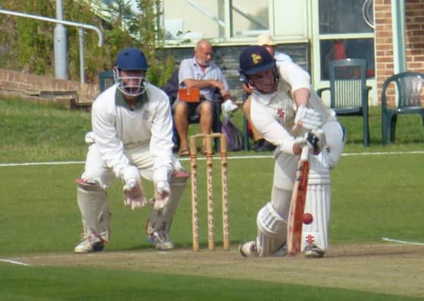 Jake Woolley batting for Hastings Priory against Ifield last weekend. Picture by Simon Newstead (SUS-150816-132830002)