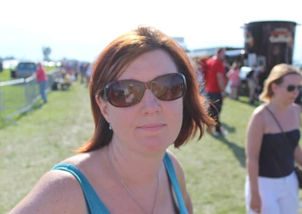 Gina Stainer at the Shoreham Airshow