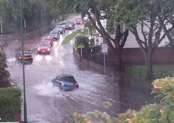 Brighton Road flooding. Photo by Charlie McCreadie