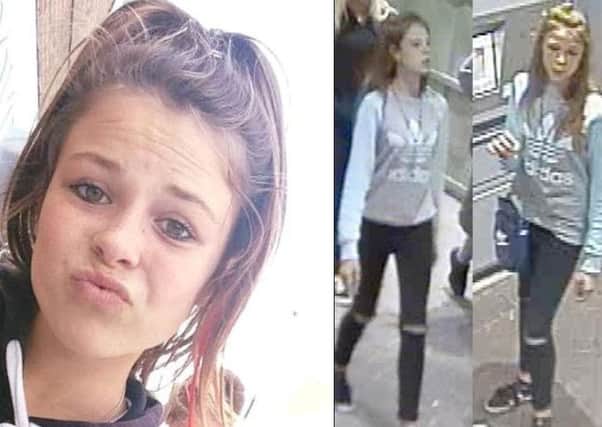 Police have put out an appeal for Frankie Catton, 13, missing from Sompting since August 23 PICTURE FROM SUSSEX POLICE