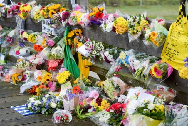 Tributes to victims of Saturday's Shoreham air disaster
