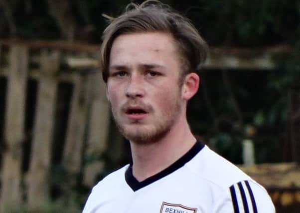 Jamie Crone scored a hat-trick in Little Common's 6-1 victory away to Sidlesham. Picture courtesy Mark Killy