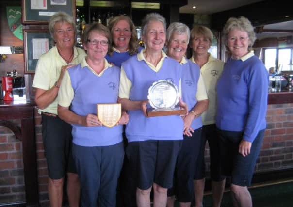 Chichester ladies who narrowly lost in the division-three final
