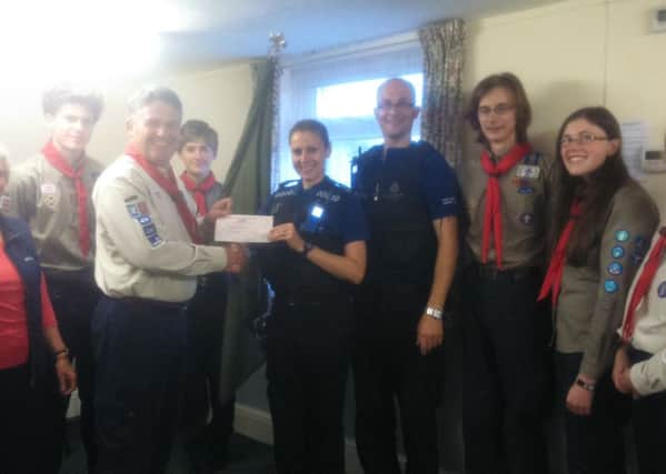 The 1st Ninfield Scout Group received £200 from the fund